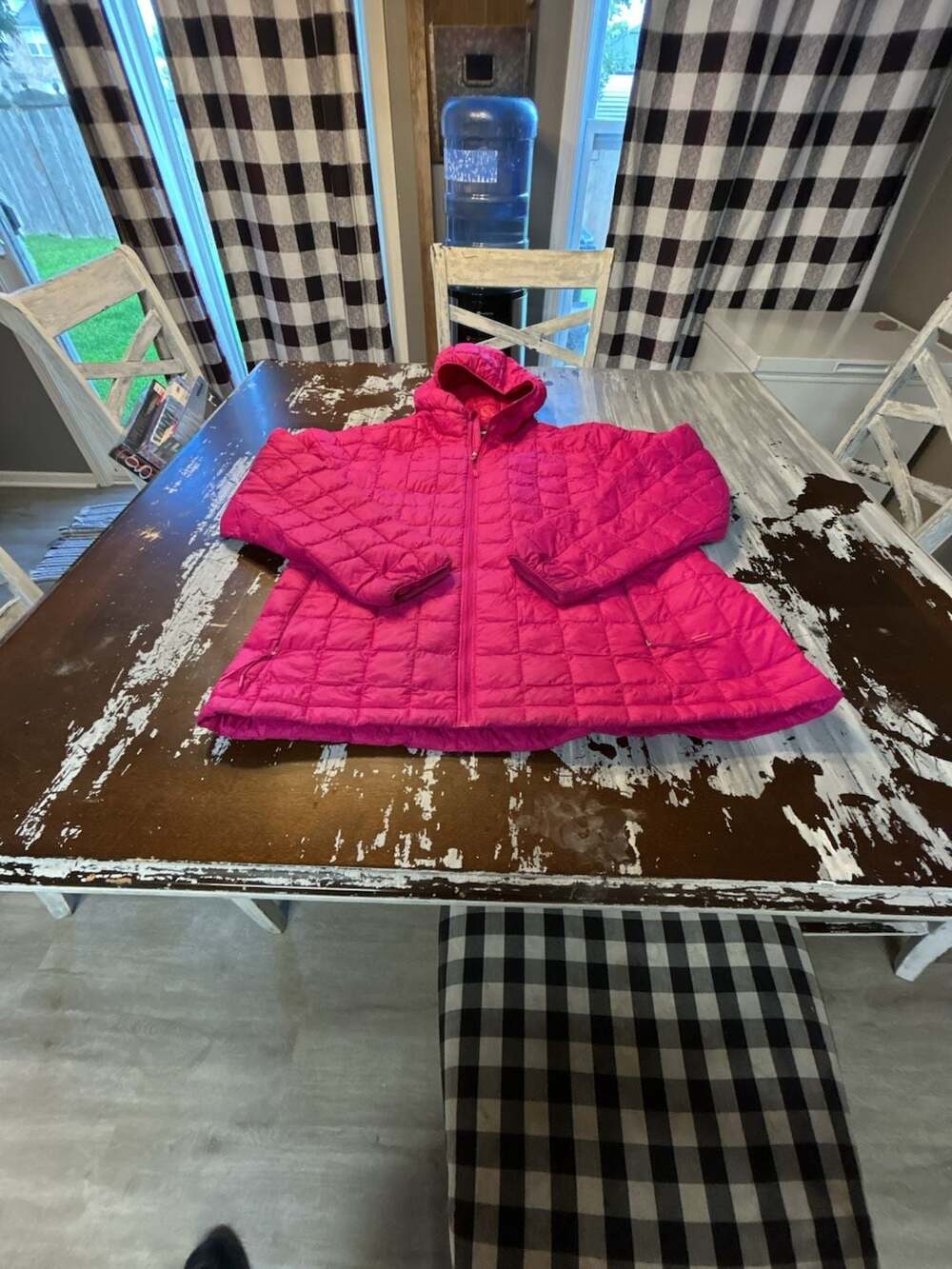 The North Face Women's ThermoBall Eco Insulated Jacket Fuschia Pink Size 1X